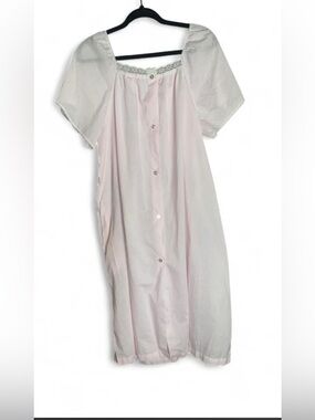 Vintage Sears "Size Appeal" Pastel Pink Cottagecore Nightgown
